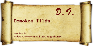 Domokos Illés névjegykártya